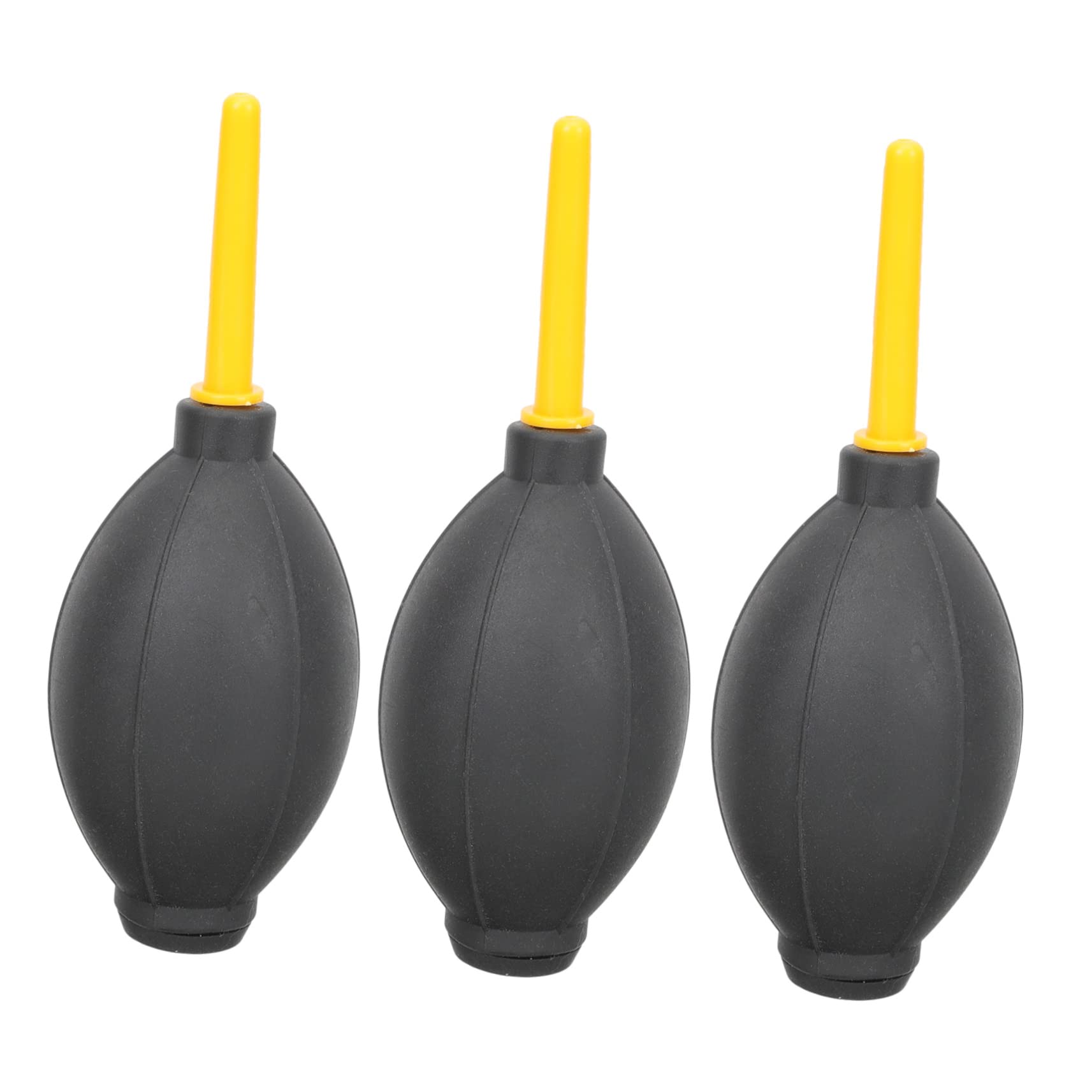 Yardenfun Soplador De Polvo y Lentes Para Limpieza De Cámaras 3 Piezas, Para Fotógrafos Profesionales, Diseño Compacto, Aire Comprimido Rápido, Uso En Cámaras y Equipos Electrónicos, Color Negro