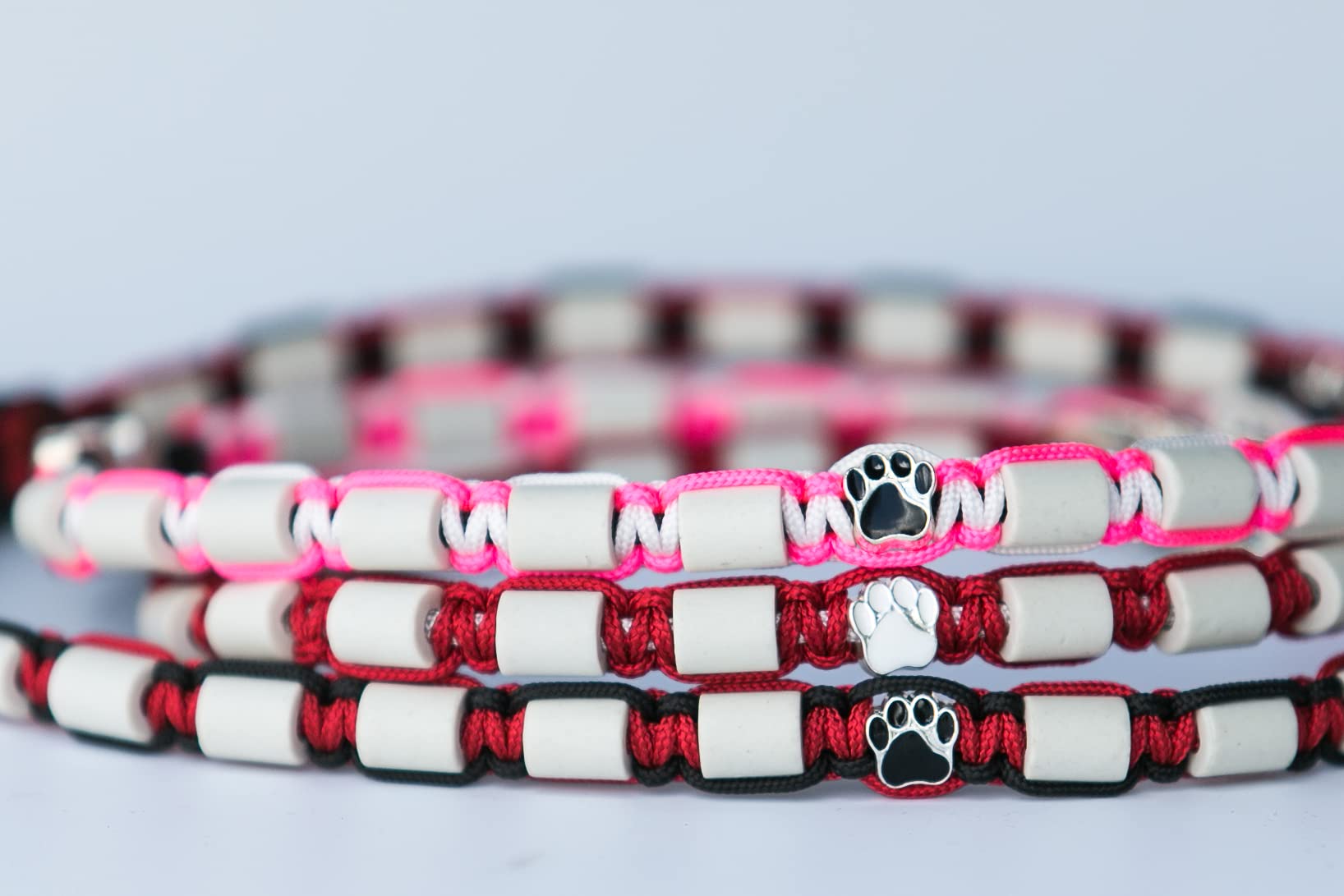 céramique EM - Collier paracord pour chien - coupe sur mesure - désormais possible avec prénom - veuillez prendre en compte le descriptif !