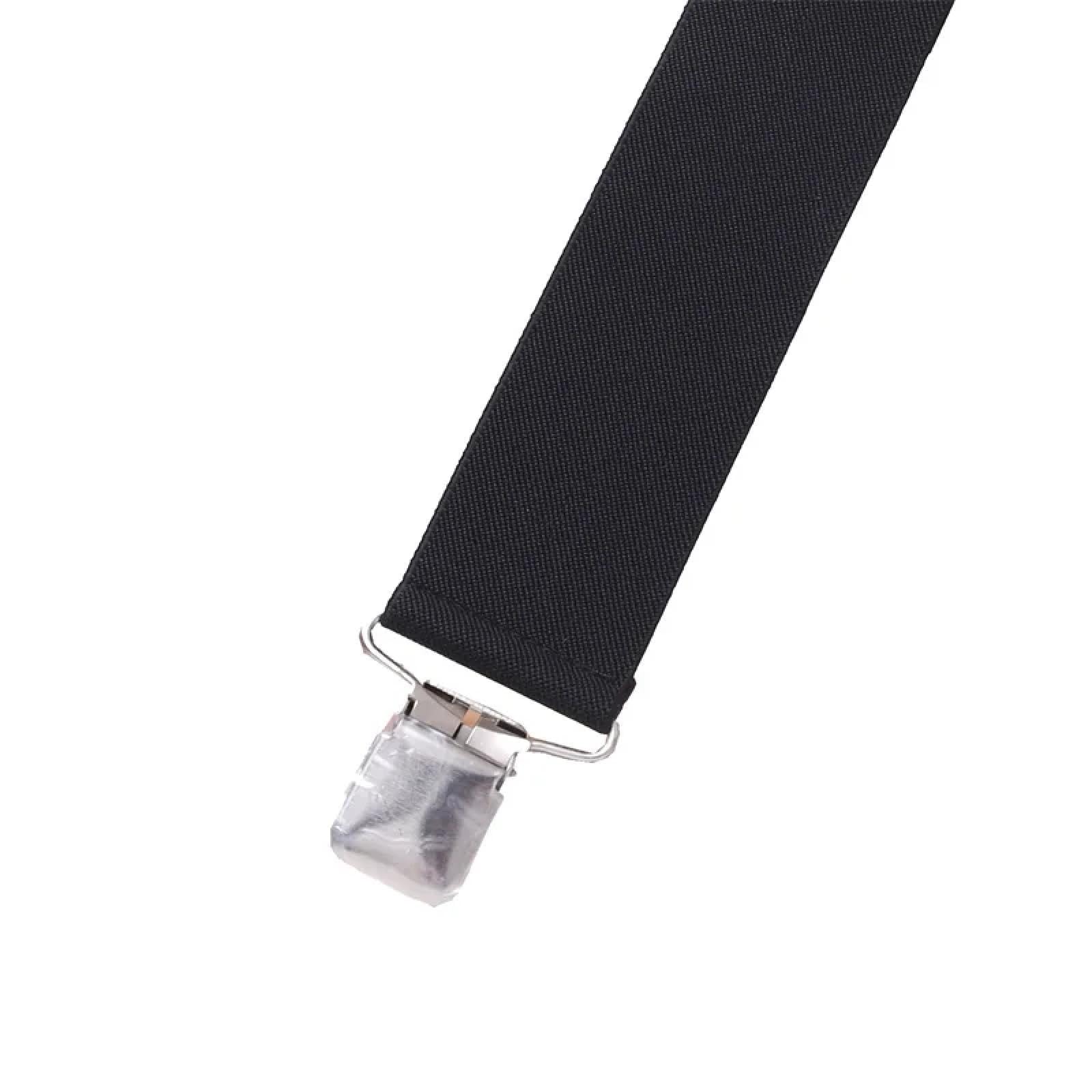 Hosenträger Suspender 120 cm Lange Hosenträger In Übergröße Für Herren Hosen X-Rücken Starke Clips 5 cm Breite Hosenträger Mit X-Rücken Hosenträger Für Herren