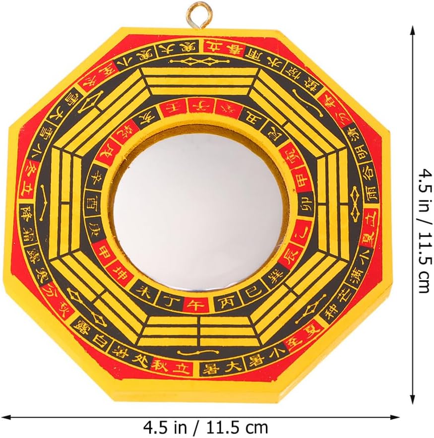 風水八卦鏡凸凹 家用保護カーブミラー 悪運防止 オフィス壁掛け装飾 エネルギー用