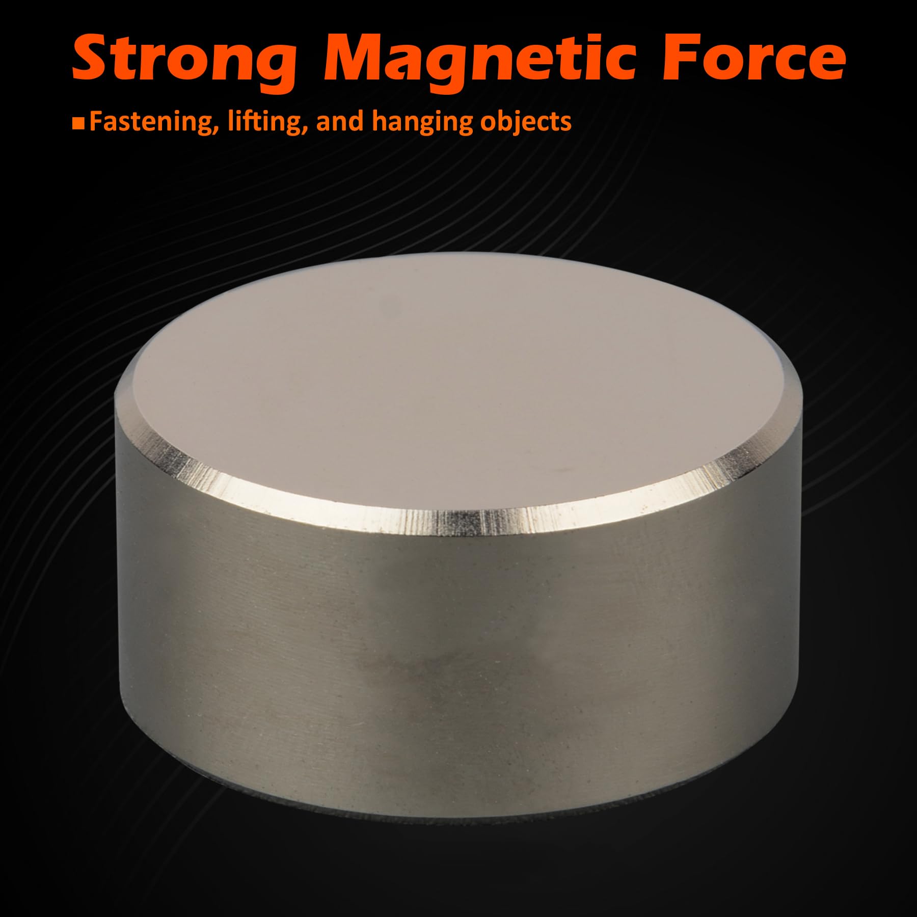 MUTUACTOR Neodymium N52 Disc Magnet,1PCS Magnetic Mount Permanent Rare Earth Magnet NdFeB Magnets,40x20mm Heavy Duty Strong Magnetic Force for Lifting Fastener Holding in Kitchen Garage