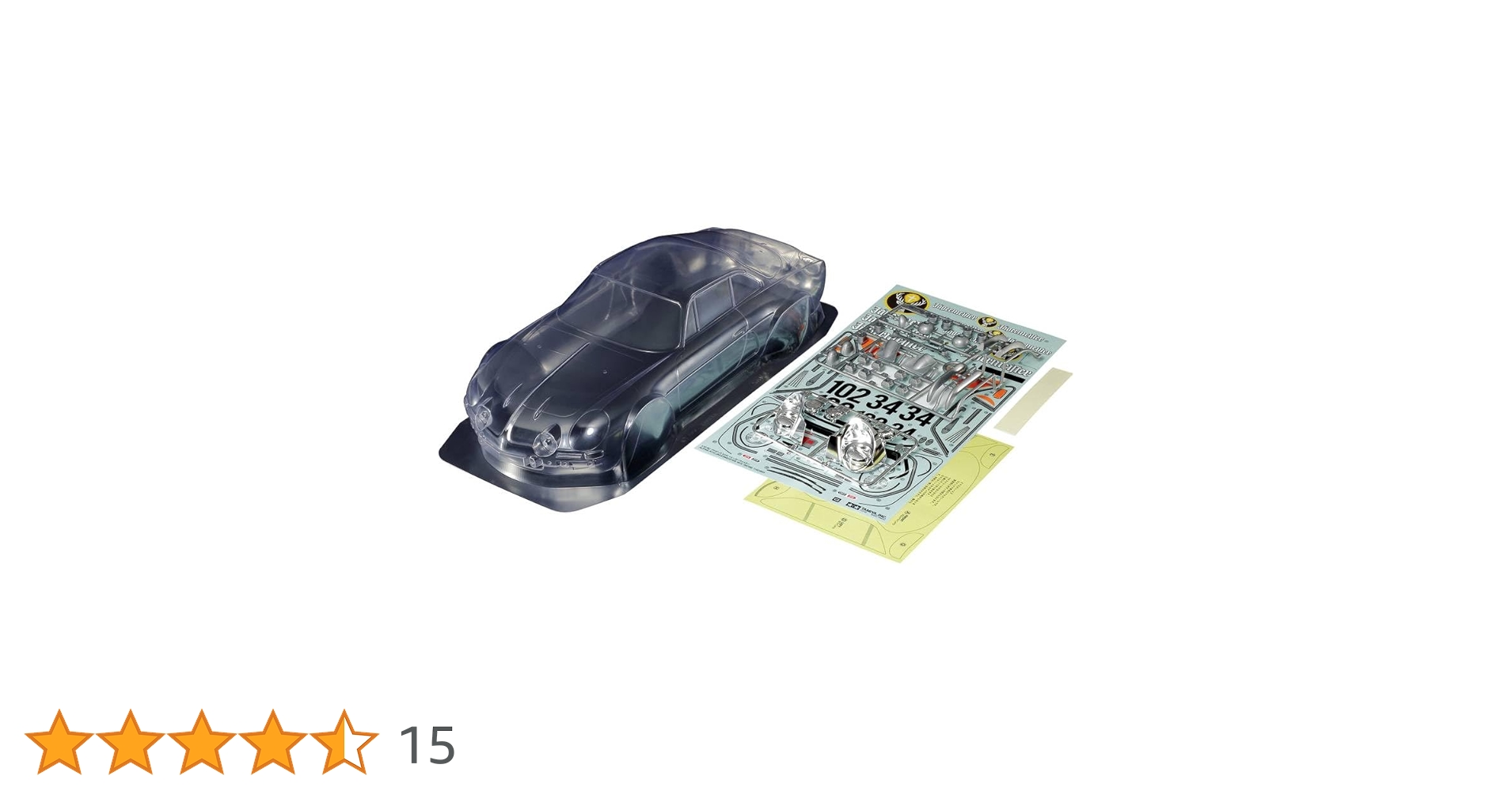 【4台セット】アルピーヌ A110 イェーガーマイスター1973 他スペアボディ タミヤ SP.1690 1/10RC アルピーヌ A110 イェーガーマイスター