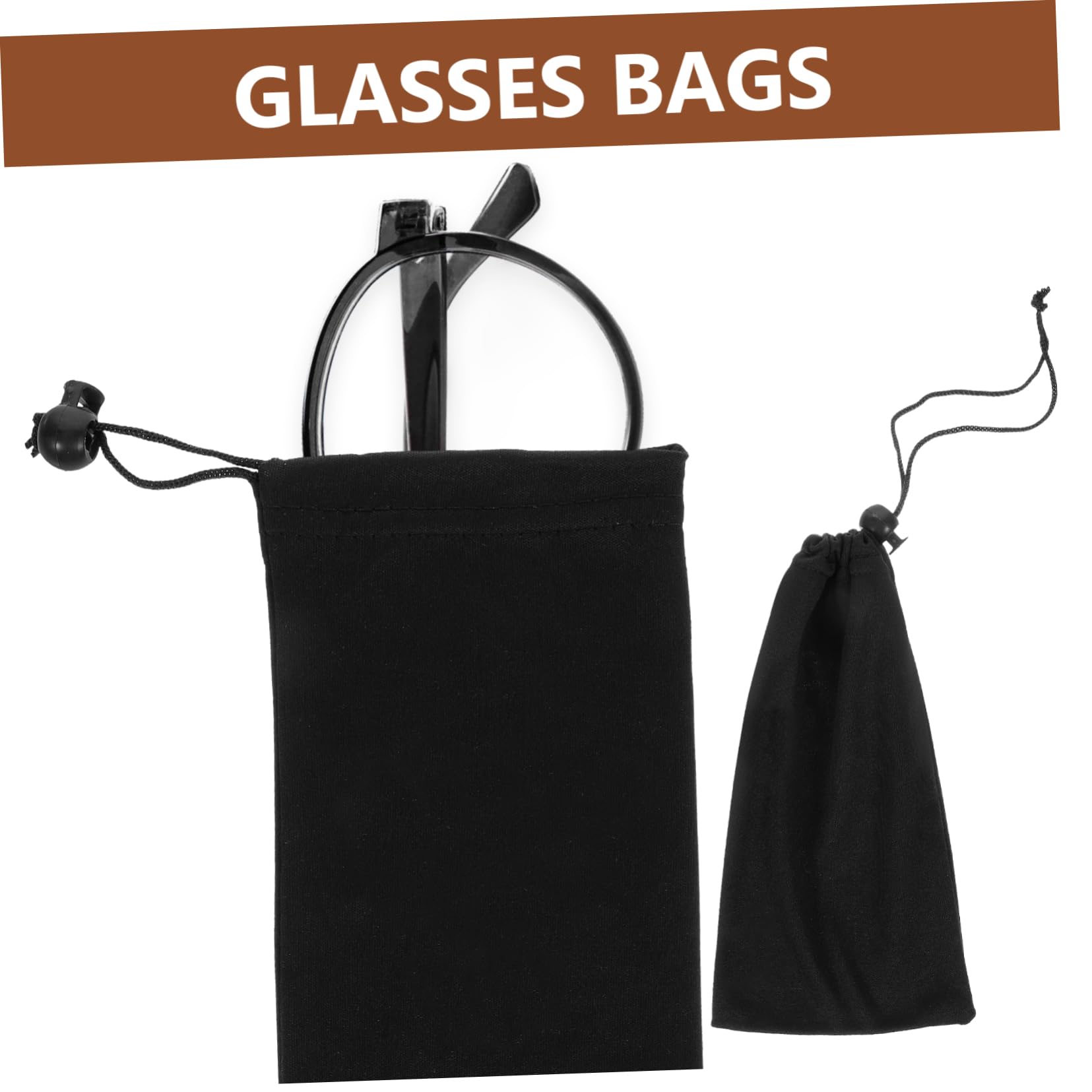 LIFKOME bolsa de almacenamiento de gafas de sol prácticos bolsos para gafas bolsas de gafas estuche gafas de sol organizador de gafas bolsas de almacenamiento de gafas Black