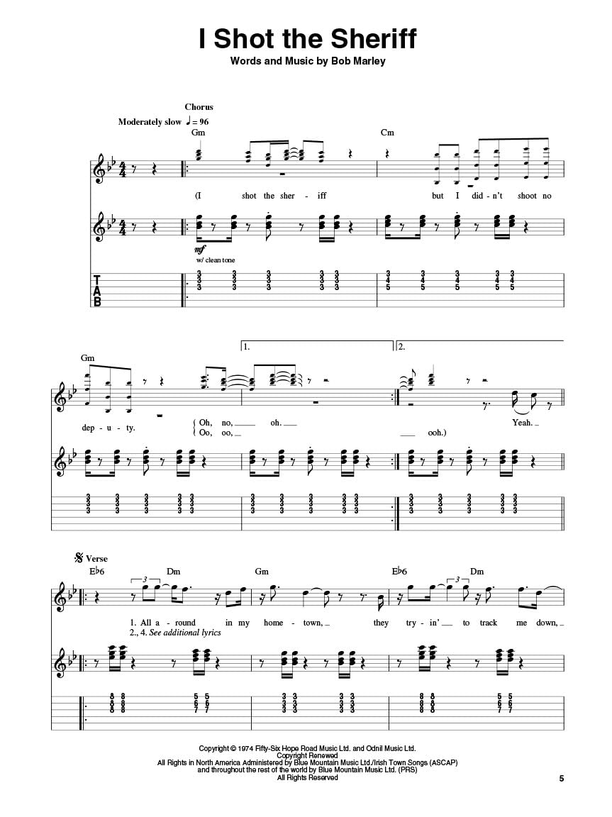 Reggae - guitar play-along volume 89 +cd