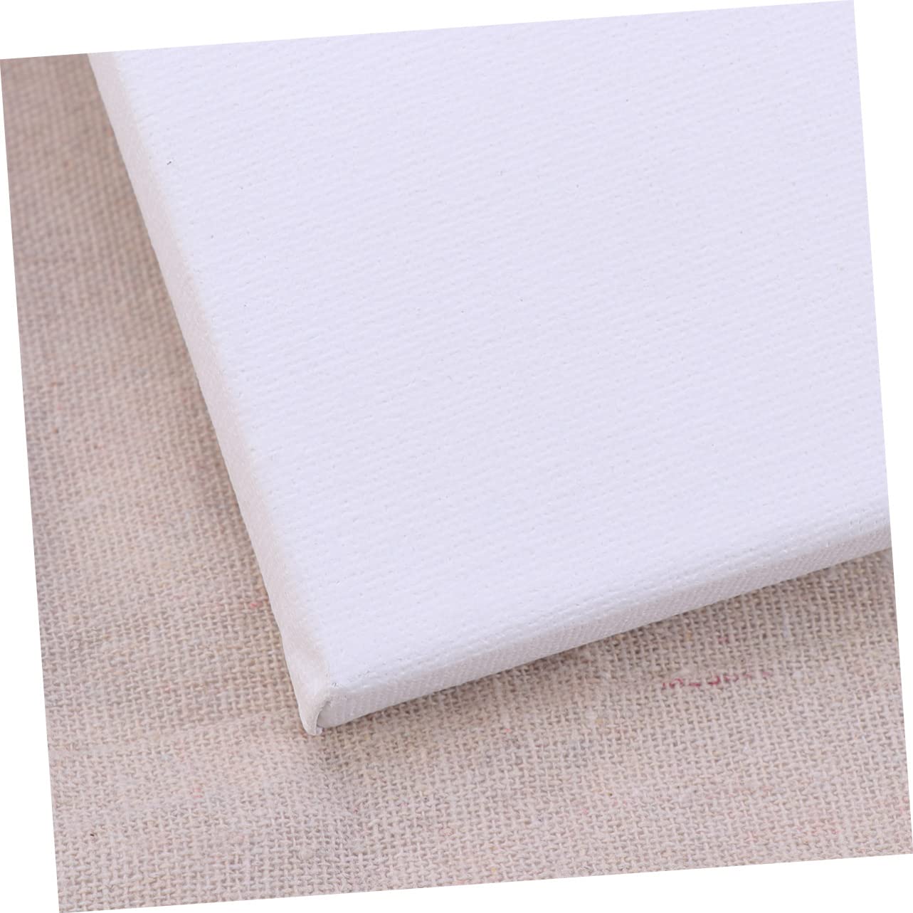 SHINEOFI 10pièces Toile à Peindre Étirée Coton Blanc De Cadres Diy Pour Peinture Et Dessin Dimensions Variées
