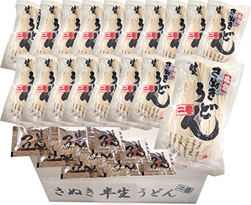 岡坂商店 本場讃岐うどん 半生うどん お徳用セット(36-54食分(300g×18袋)