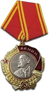 VanSP Copy Lenin Medal of The Soviet Union - Military Badge of The Soviet Union - USSR CCCP Gold Emblem Replica