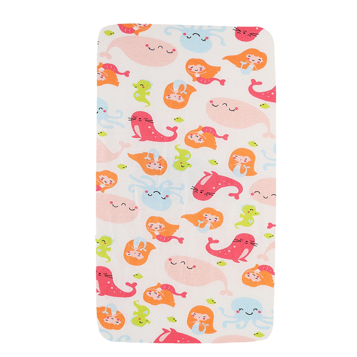 KnlpruhkBassinet Sheet Compatible with Papablic Cowiewie HARPPA Nordmiex (3 in 1) and AMKE Bassient(33x19) Jersey Knit Cotton Ultra Soft for Baby Boy Girl Whale Sea Lion Elephant