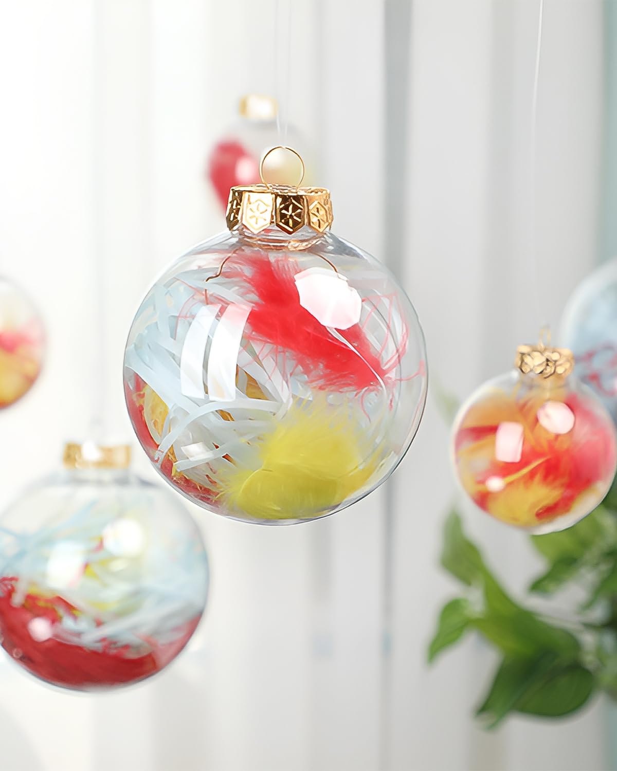 Lot De 20 Boules De Noël Transparentes De 6 Cm, Boules En De 6 Cm Boules En Plastique A Remplir Decorations Diy Pour Noel Sapin Fete De Noel 6925740131c1a26b1eef47da