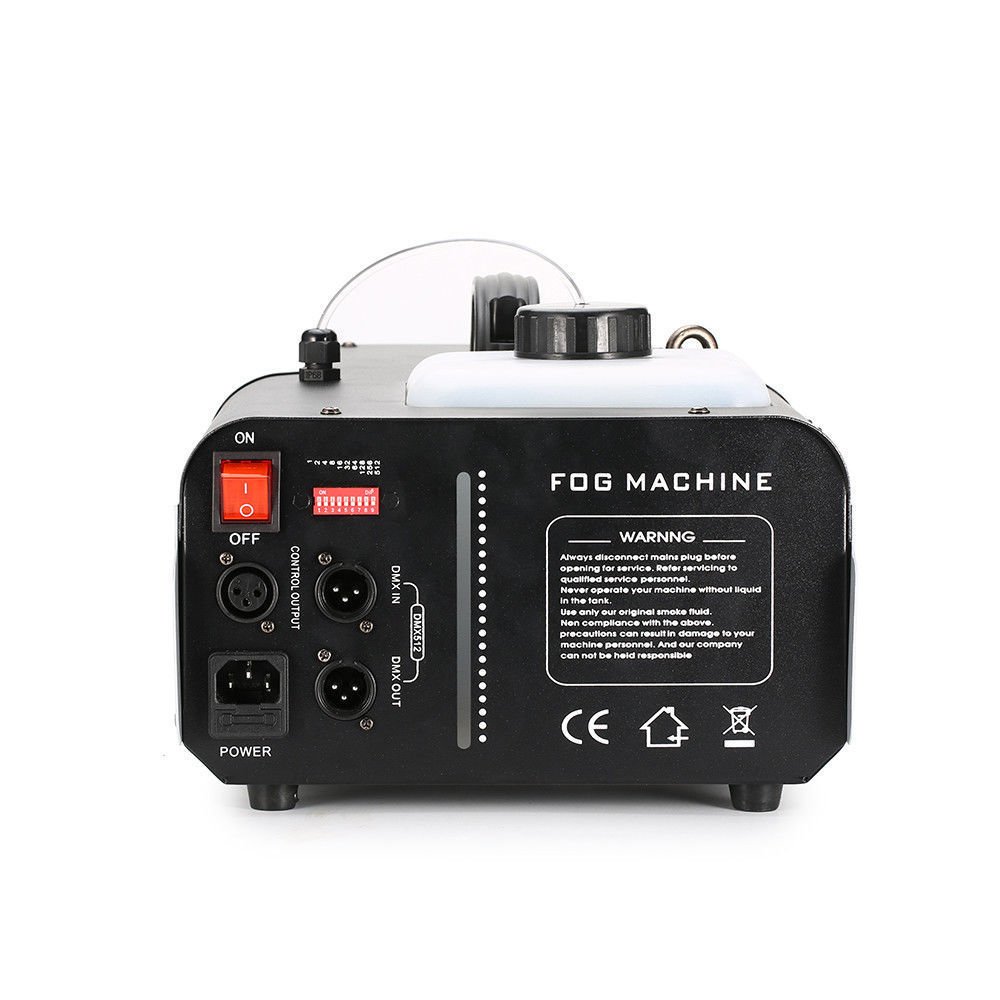 Macchina per il fumo portatile, con telecomando, 1500 W, per Halloween, come regalo di Natale, per matrimoni, teatri, feste, discoteche