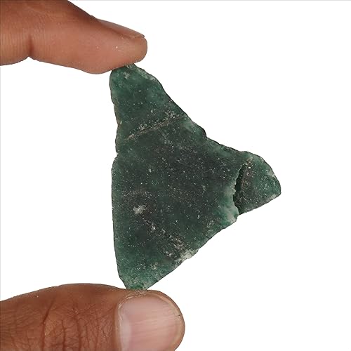 Miniatura 4 de GEMHUB Cristal curativo de jade verde natural áspero, piedras preciosas sueltas de jade verde crudo para cabbing, 95.8 CT., M, Gema, jade verde