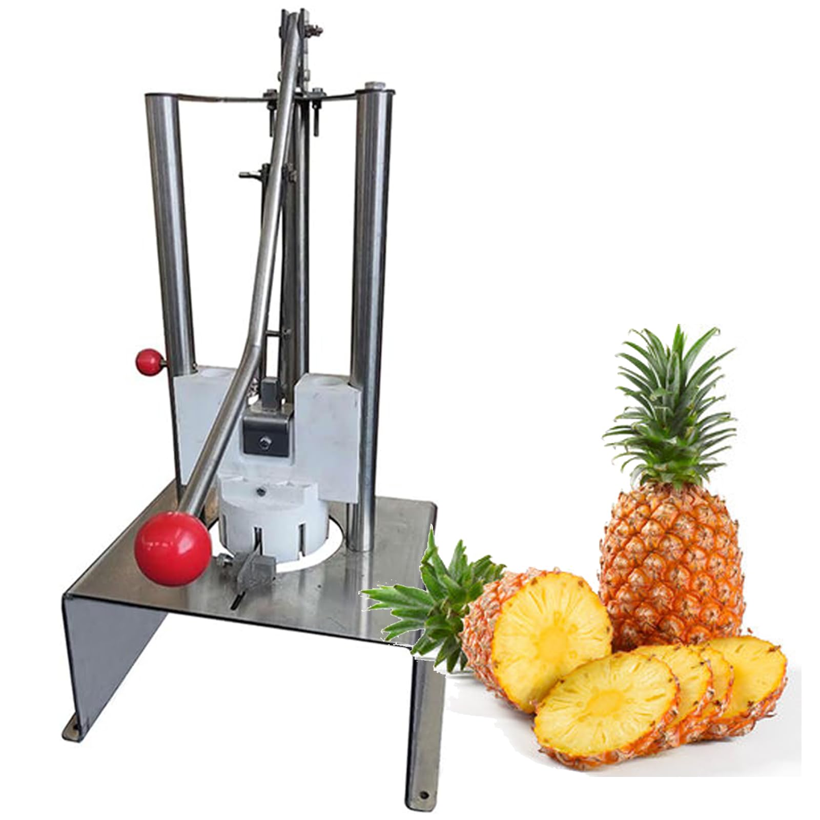 AYCDL Pineapple Peeler, Pineapple Peeling Coring Machine, 304 Stainless Steel, Highly Efficient and Fast, Easy Operation for Home