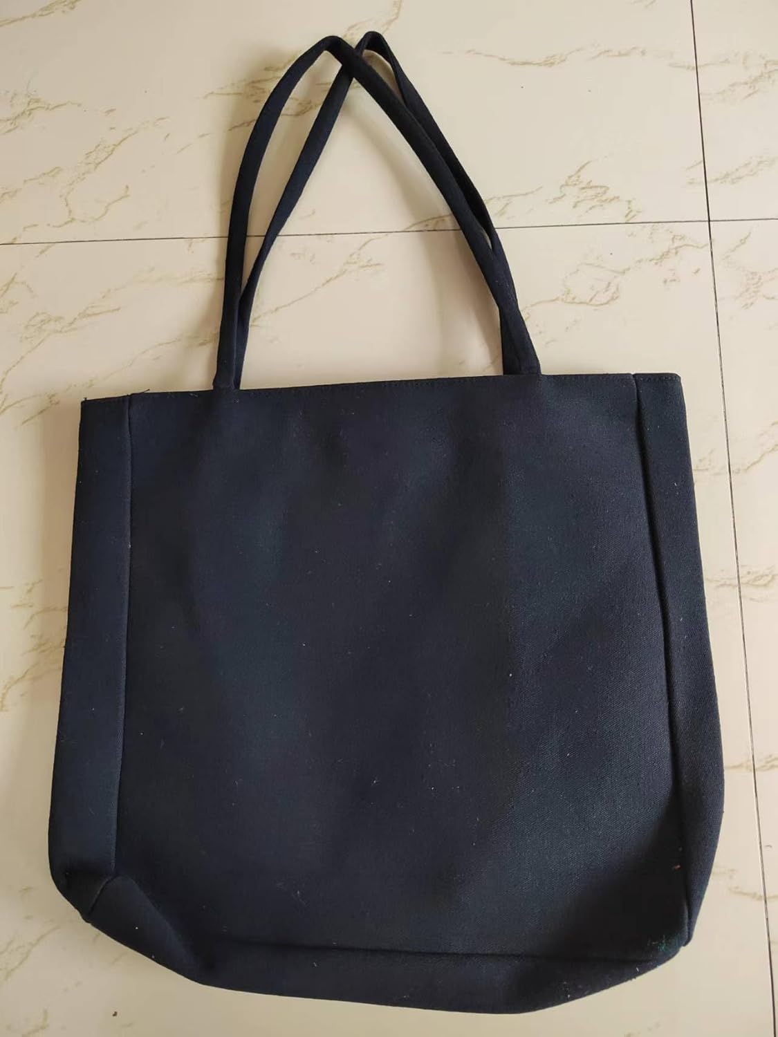 Embroidered Floral Tote Bag with Birds - Image 3