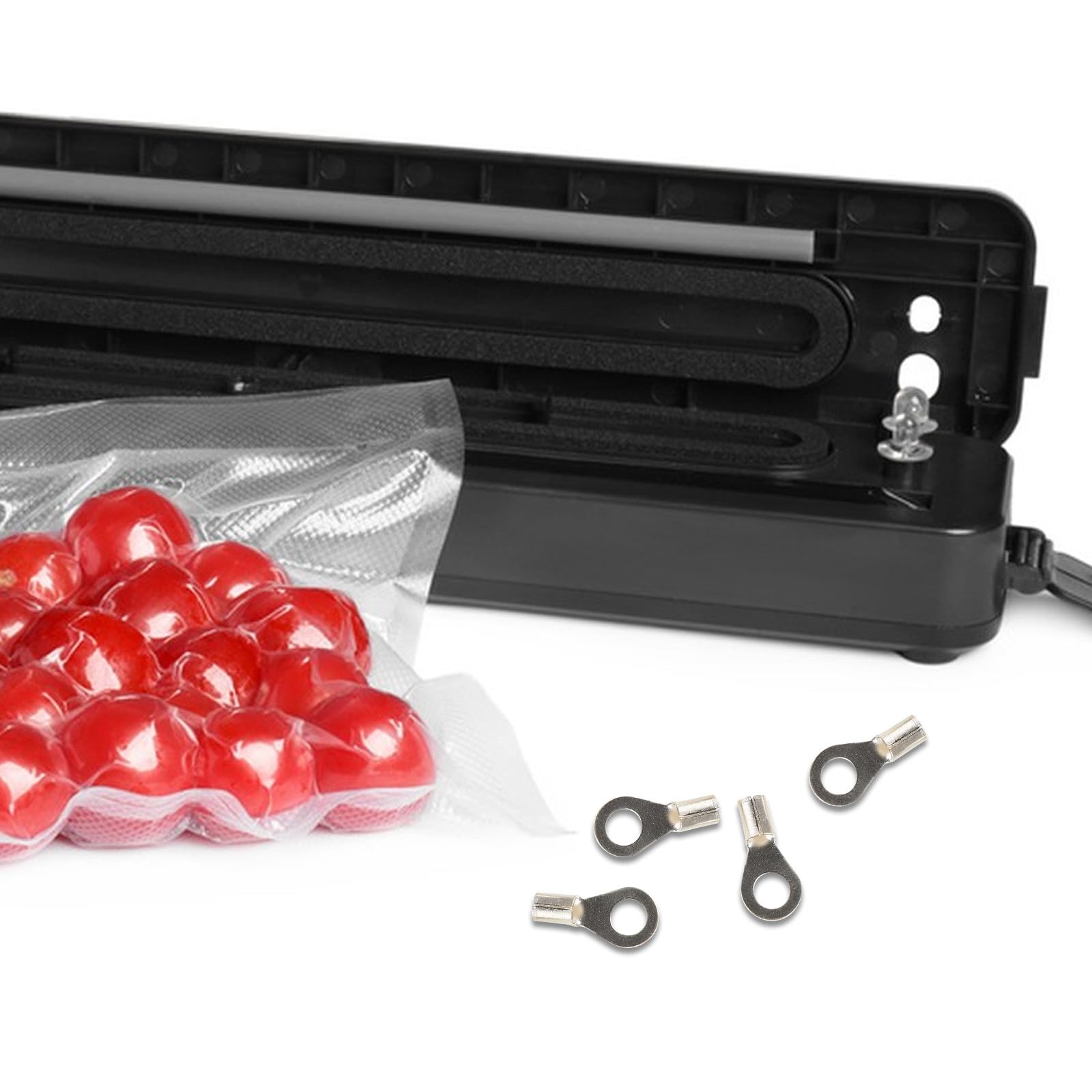 Accessori per Macchina Sigillante 12 Pezzi Fibbie Riscaldanti in Ferro 0,8 Mm per Uso Personale e Professionale Durata e Sigillatura Sicura