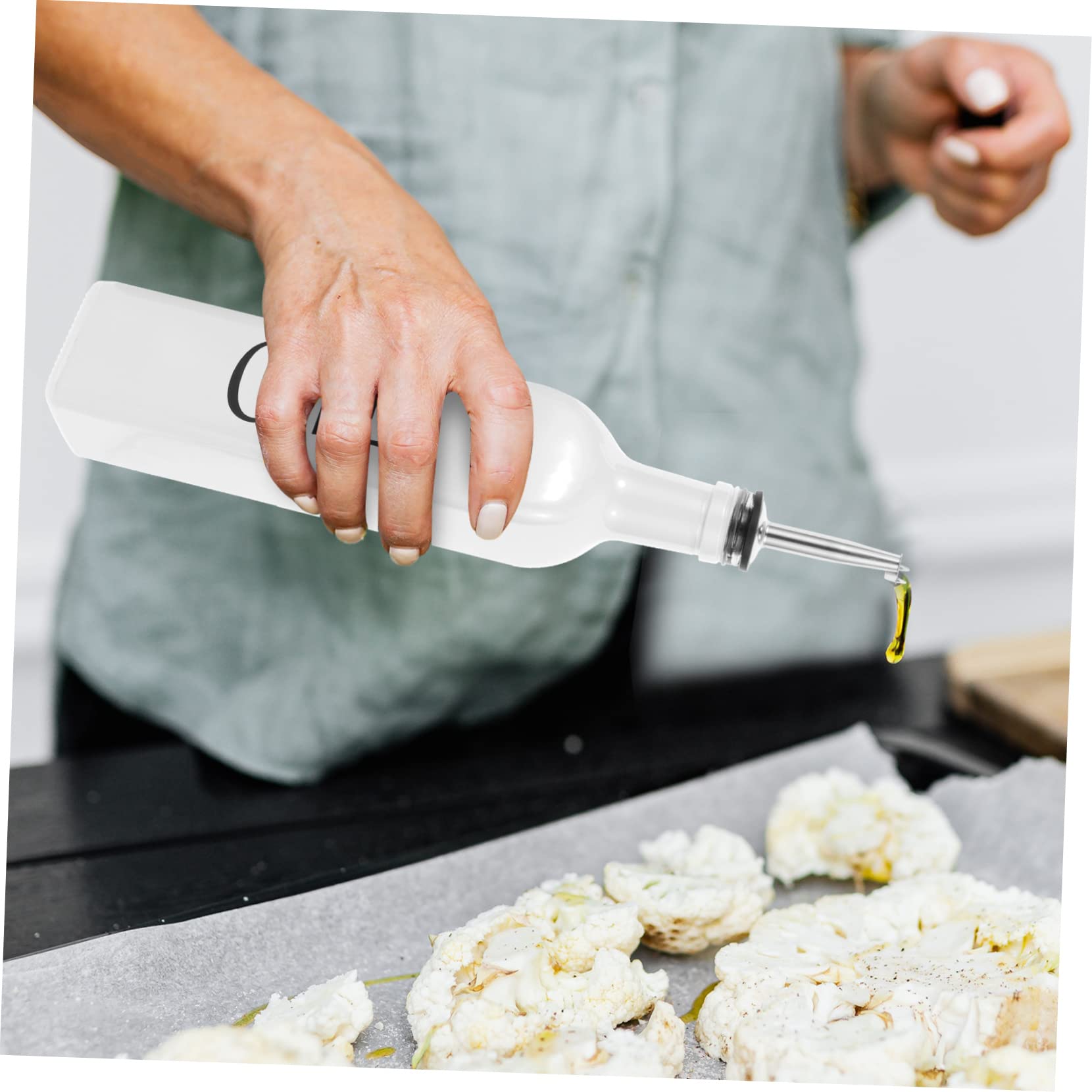 Gatuida Dispensadores de Aceite y Vinagre de Botella para Condimentos con Diseño Conveniente y Duradero para Cocina y Restaurante de