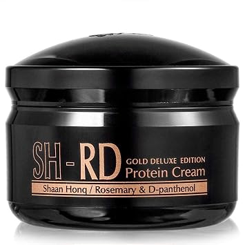 SH-RD Protein Cream Gold Deluxe Edition | Deep Conditioner for Dry Damaged Hair | Leave-In Hair Protein w/Rosemary & Gold Leaf | Repair Split Ends, Promote Shine - 2.71oz/80ml