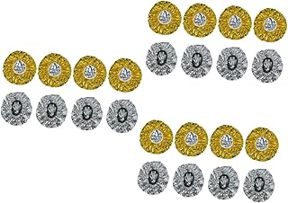 FOMIYES 24 pcs Elastic Conditioning and Cap Supplies Spa Women Men Women's Coloring Dye Aluminum Styling Foils Treatment Baking Treatments Deep Ladies Oil Salon Home Foil Shower Caps