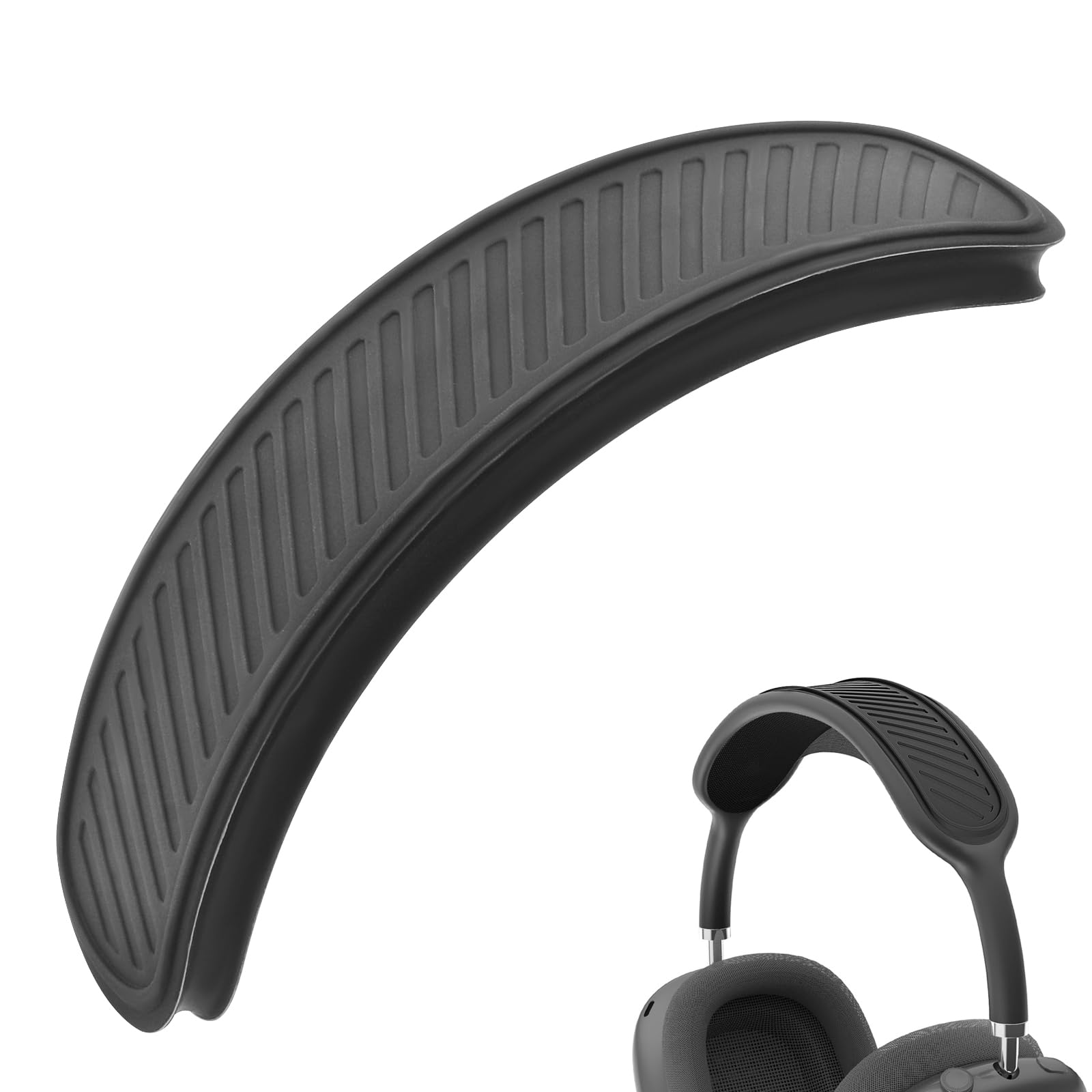 Silicone Headband Cover Replacement Headband Cushion Washable Head Top Pad Protector Compatible with Apple AirPods Max Headphones Soft & Comfort