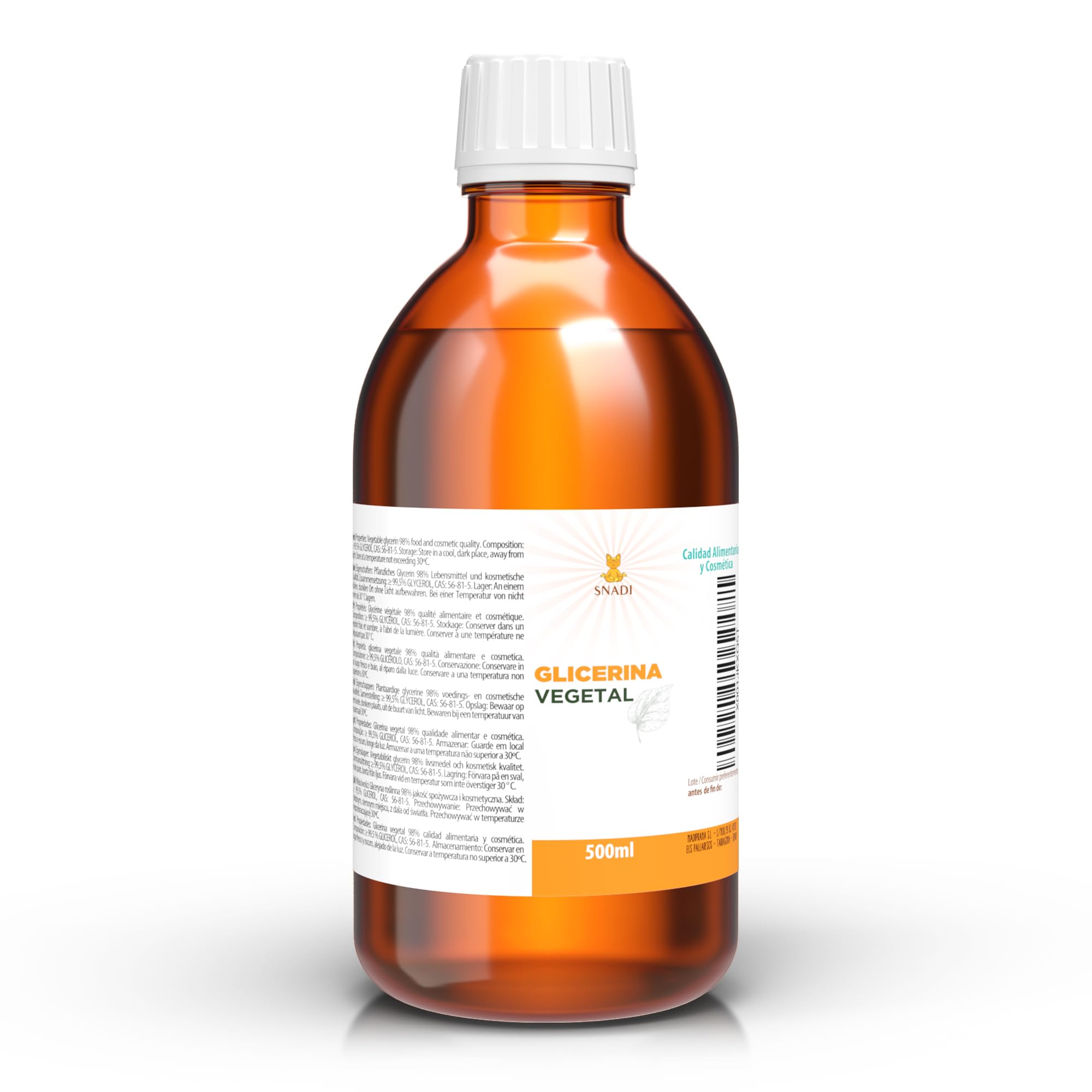 500 ml - Gliceryna (USP), Czystość +98% (Gliceryna Roślinna). Skóra glicerynowa, włosy, dłonie. Naturalna gliceryna.