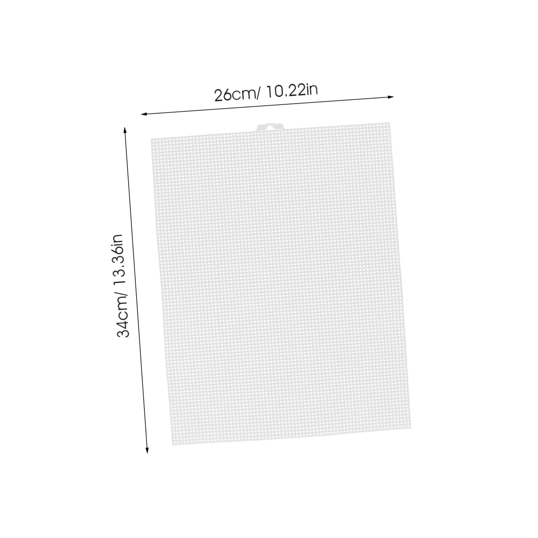 JEWEDECO Cross Stitch Cloth 2pcs Embroidery Fabrics Square Linen 90x70 Grid White Machine Embroidery Decorative Project