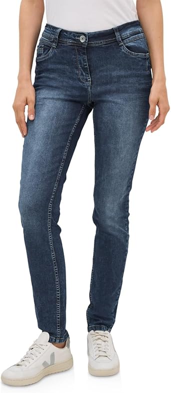 Cecil Damesjeans in casual fit, blauw (light blue wash), 31W Cecil Damesjeans in casual fit, blauw (light blue wash), 31W