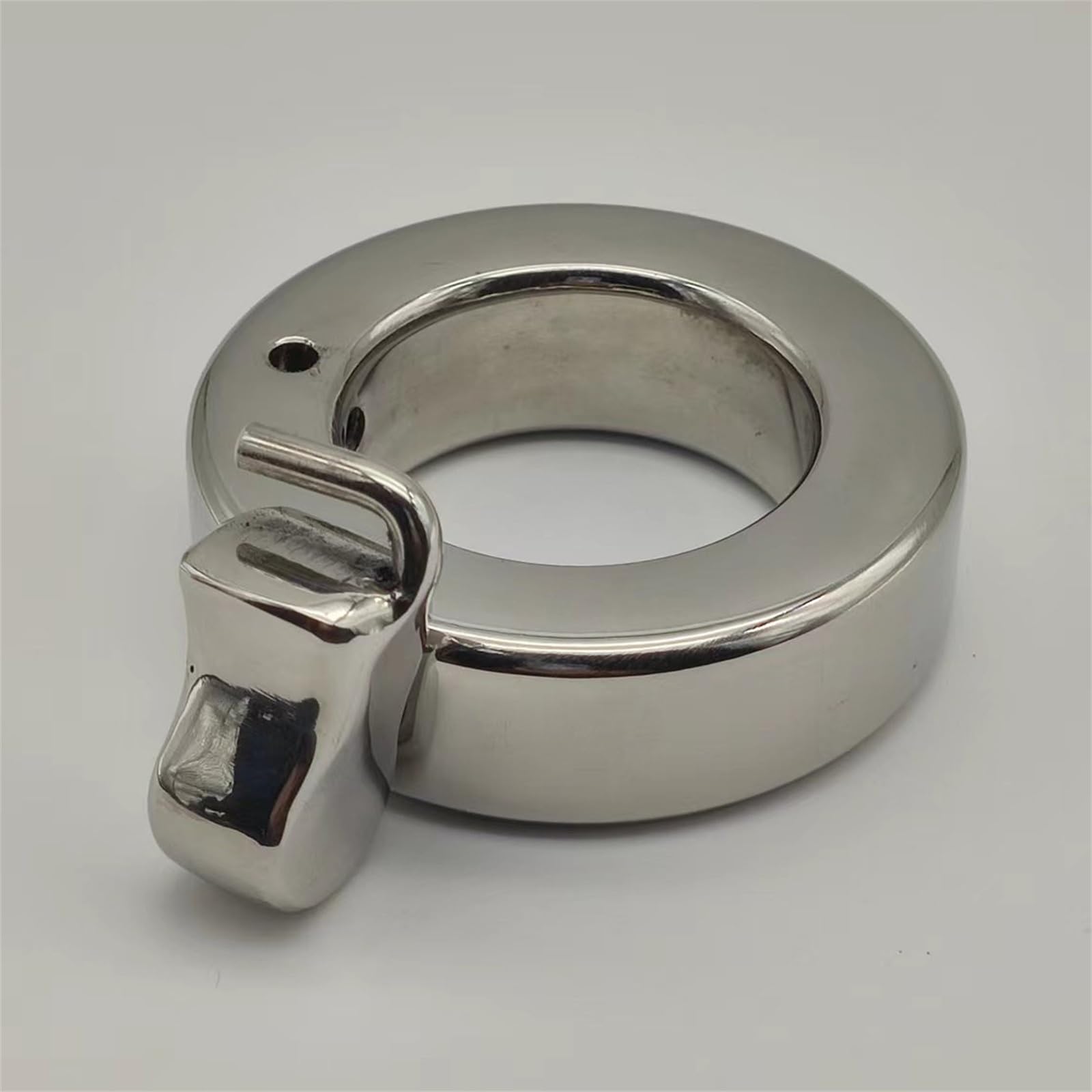 10 Größen Edelstahl Dicker Hodenring CBT Ballstretcher Cock Ringe Hodenstrecker Metall Penisring Hodengewicht Hodensack Anhänger Ring Penistraining SM Bondage Sex Spielzeug für Männer