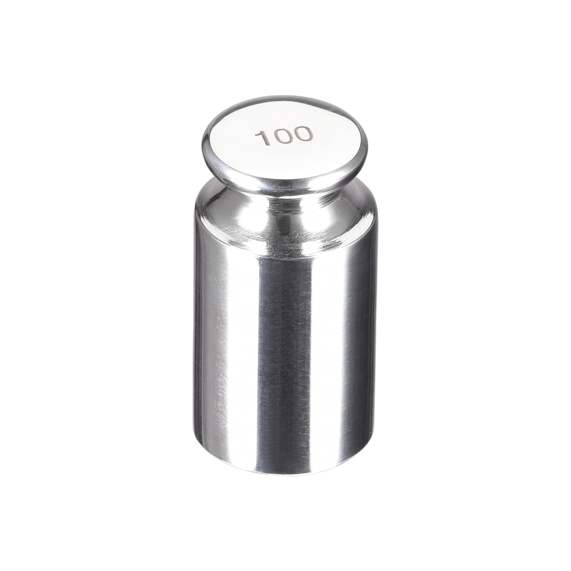 sourcing map Peso de calibración en gramos 100 g F1 Acero inoxidable de precisión para balanzas digitales