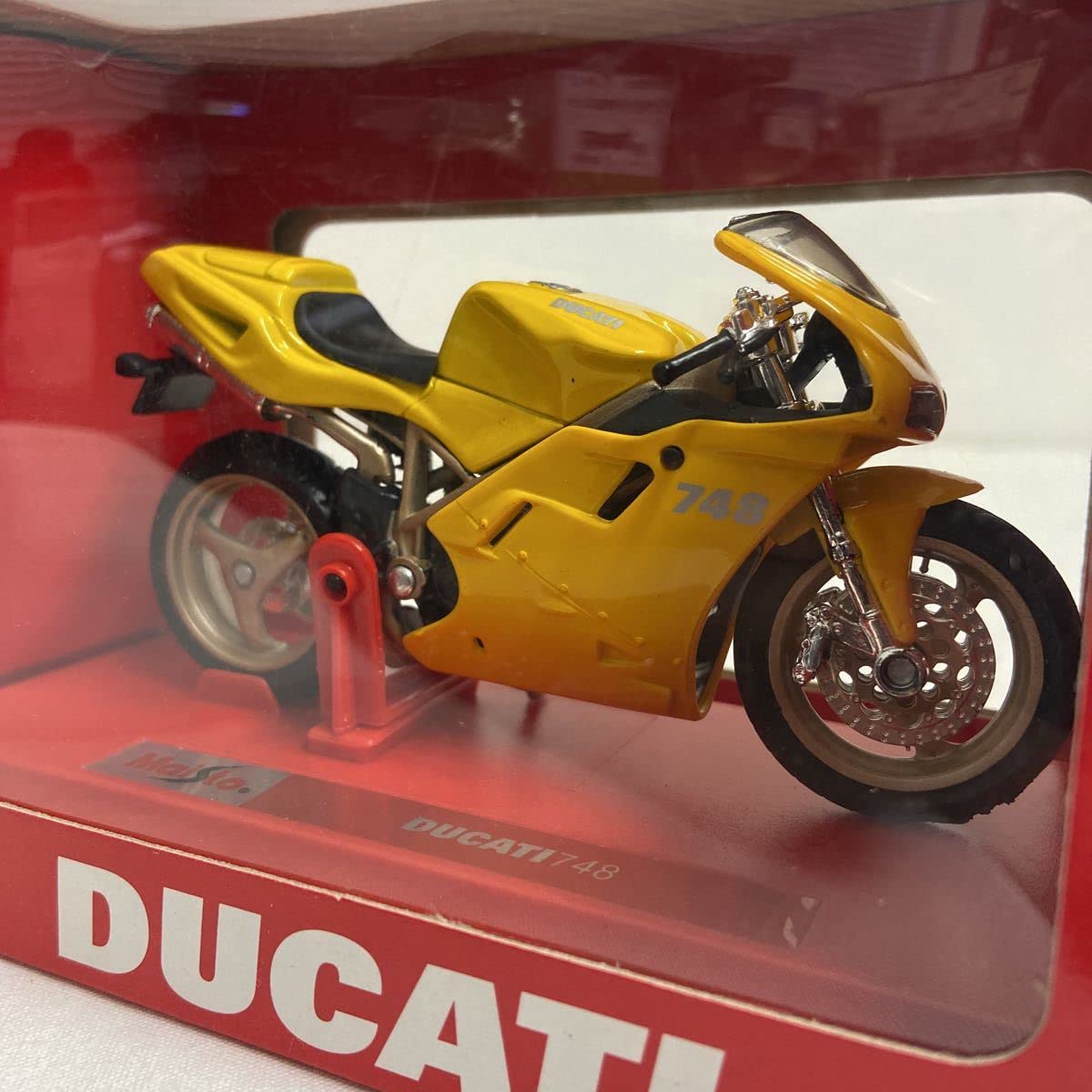 Amazon | Maisto 1/18 DUCATI 748 Yellow マイスト ドゥカティ