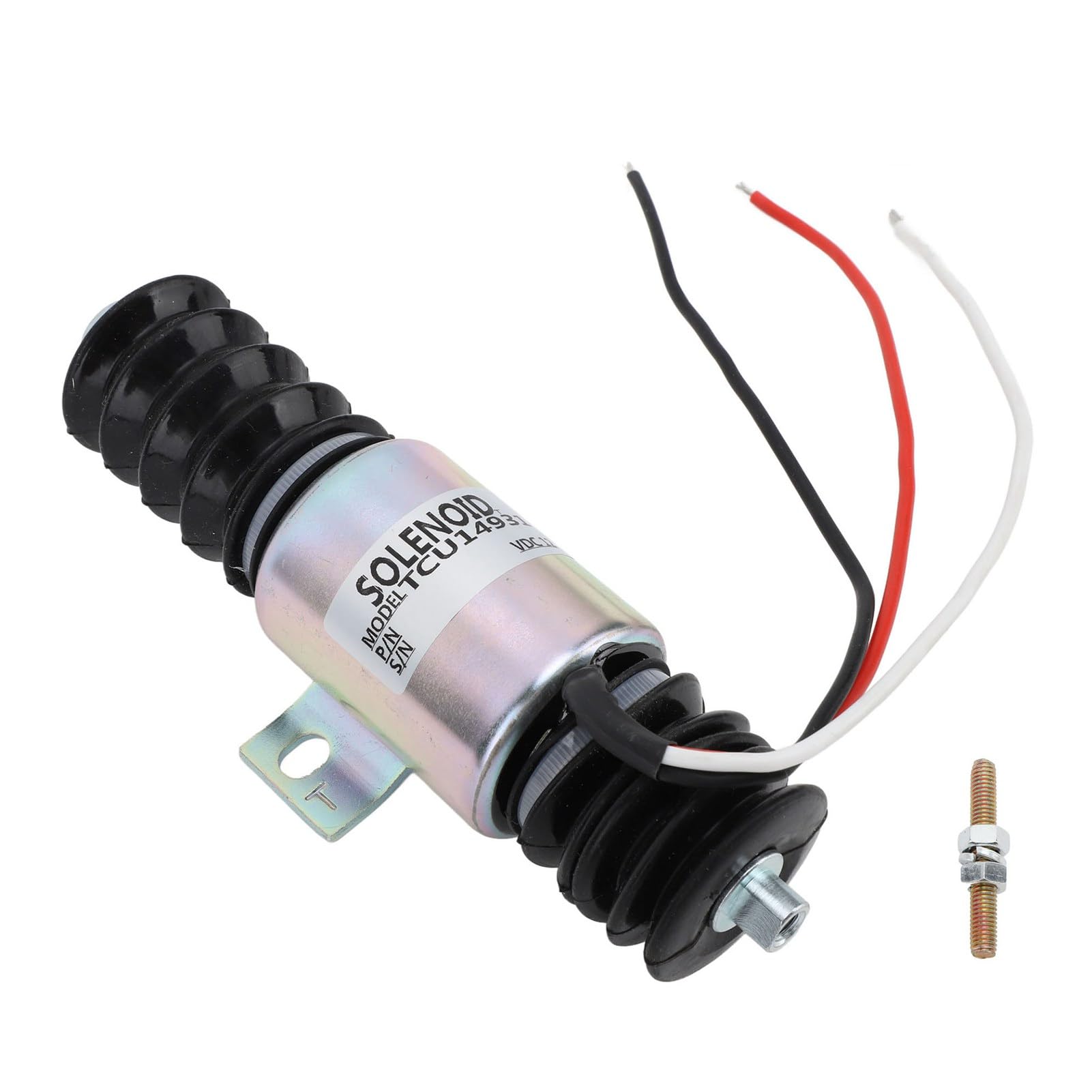 TCU14931 Válvula Solenoide de Cierre de Anti Interferencia Artesanía Profesional para Mecanizar Hidráulico 12 V 55 Mm
