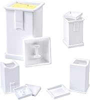 Vista 8 de Cooraby Paquete de 2 esparcidores de mantequilla de plástico para mantequilla de mazorca de maíz, dispensador de mantequilla con cubierta incorporada