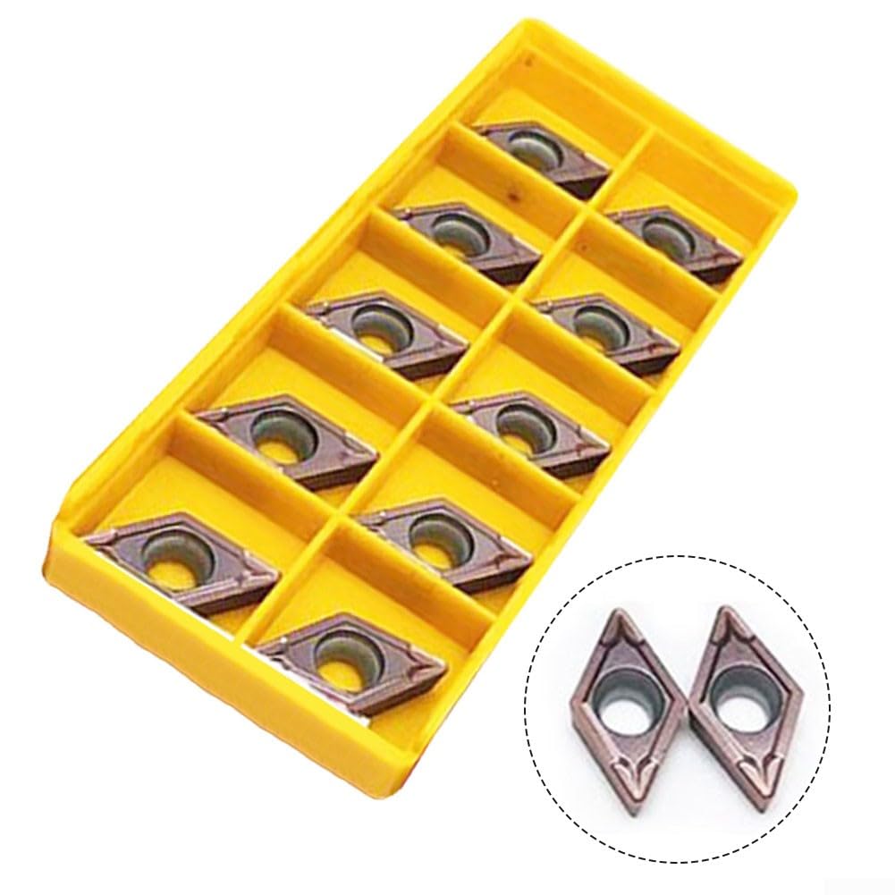 10pcs DCMT11T308 MPVP15TF Lama di tornitura in carburo