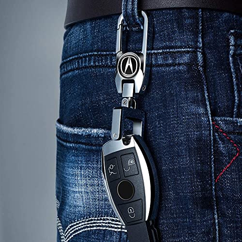 Juliet's Memory Leather Car Keychain For Acura,Car Keyring Keychains Replacement For Acura Integra Rsx Tsx Tl Ilx Da Dc2 Mdx Metal Key Chain For Man And Woman Keyring Car Accessories,2 Pcs #TOP4