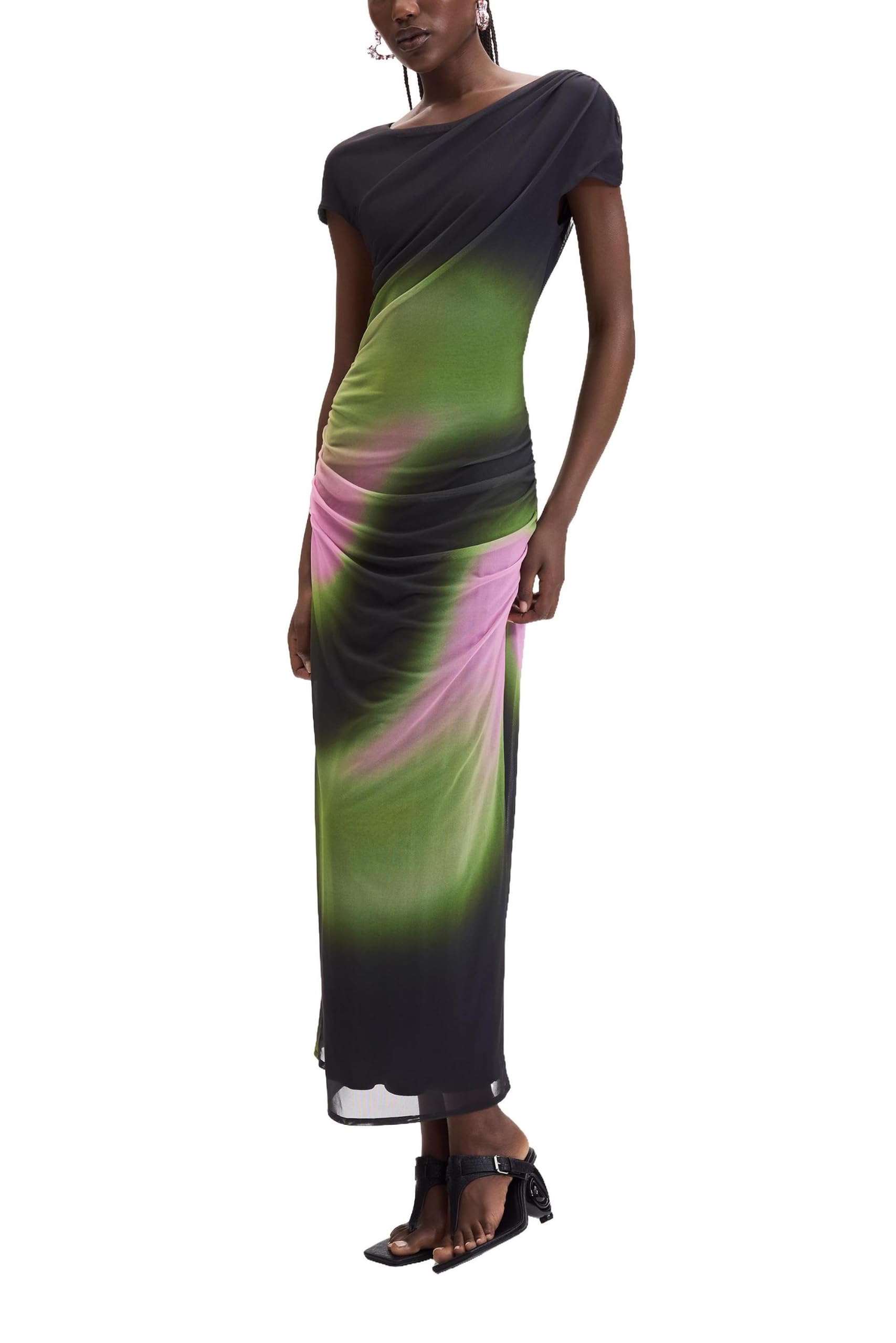 Desigual Vest_cracovia Vestito Donna (Pacco da 1)