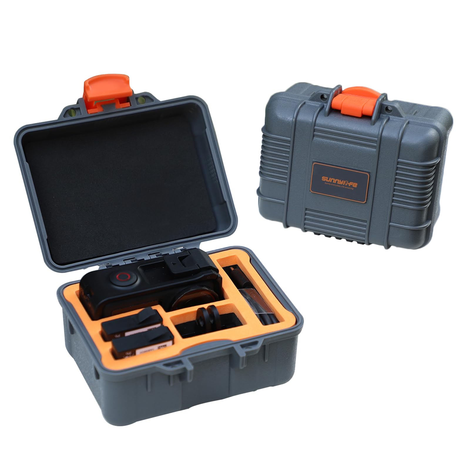 Sinyutia Mini Waterproof Case for DJI Osmo Action 5 Pro, Portable Hard Case Storage Protect Carrying Travel Bag for Osmo Action 5 Pro Accessories,