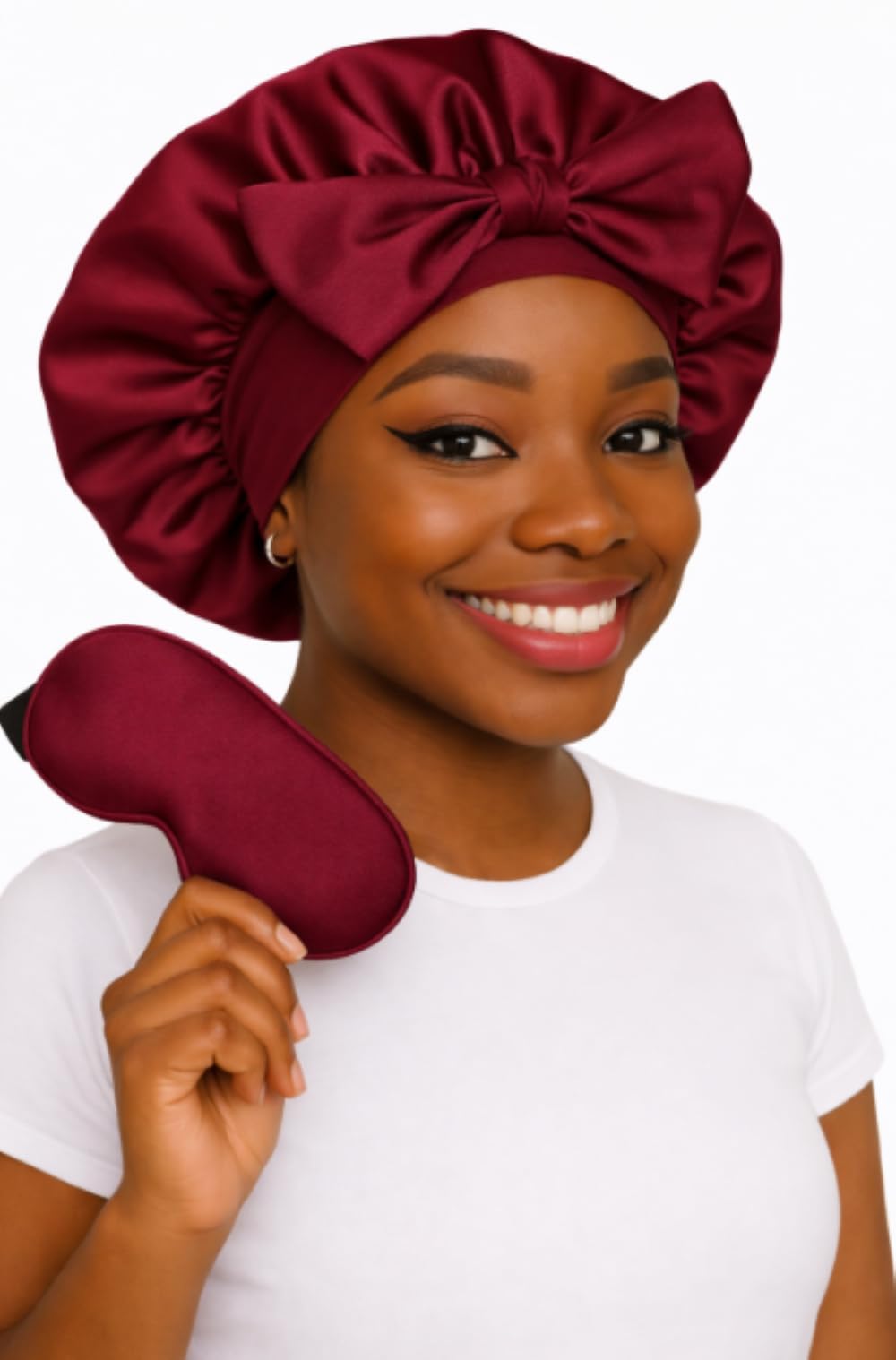 Sosun Beauty Double Layer Satin Bonnet