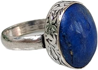 Lapis Lazuli Ring, Oval Stone Ring, Simple Band Ring, September Birthstone Ring, Artisan Ring, Bohemian Ring, Statement Ring, Wedding Ring, Bridesmaid Gift Ring, Lapis Lazuli Jewelry