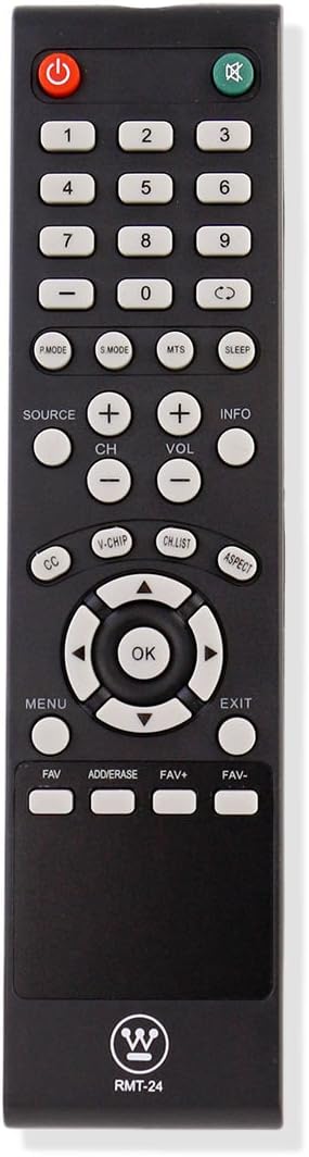 Westinghouse RMT-24 RMT24 Remote Control for westinghouse DW39F1Y1 TV