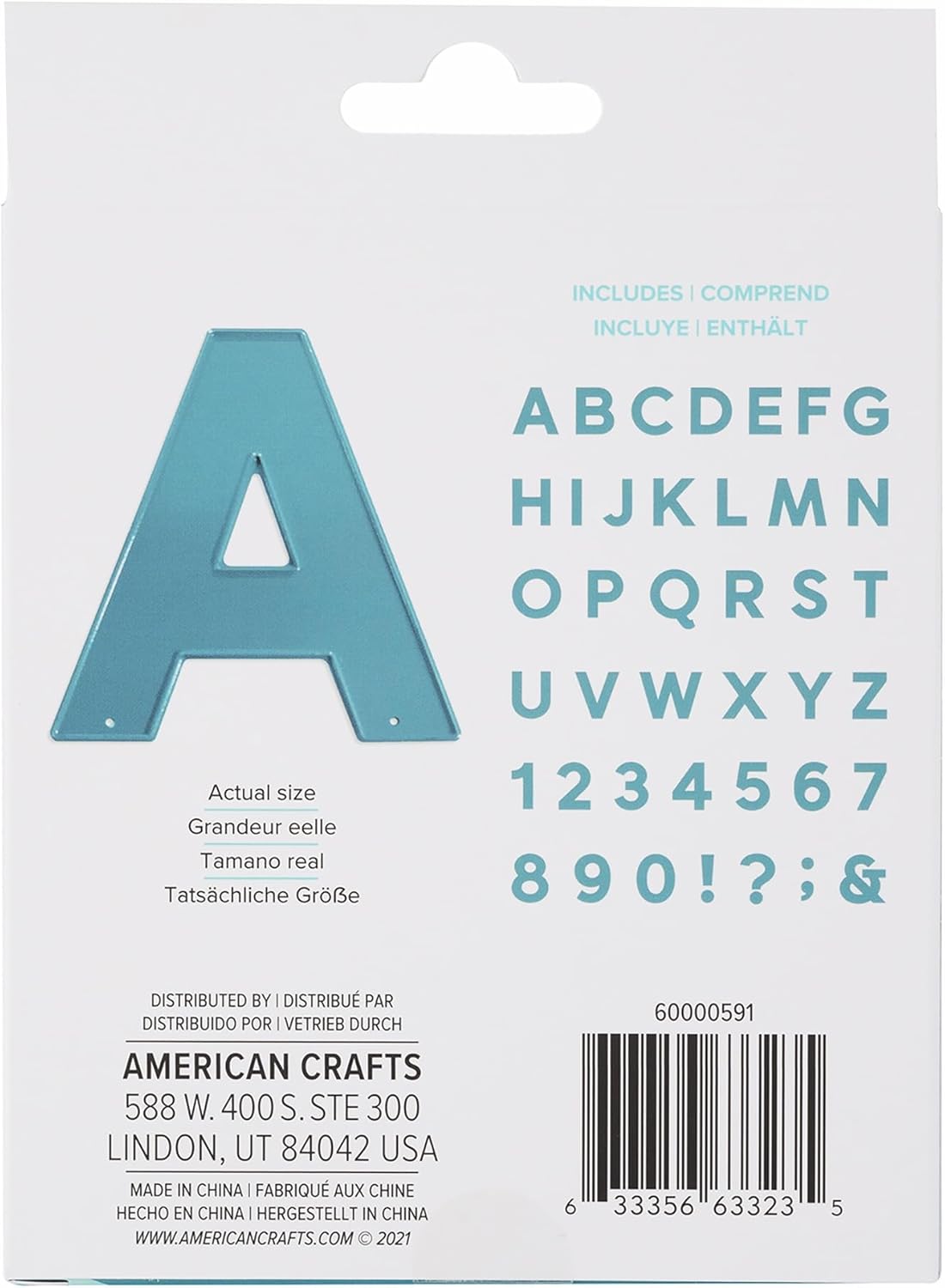 We R Large Alphabet Dies-San Serif 2"