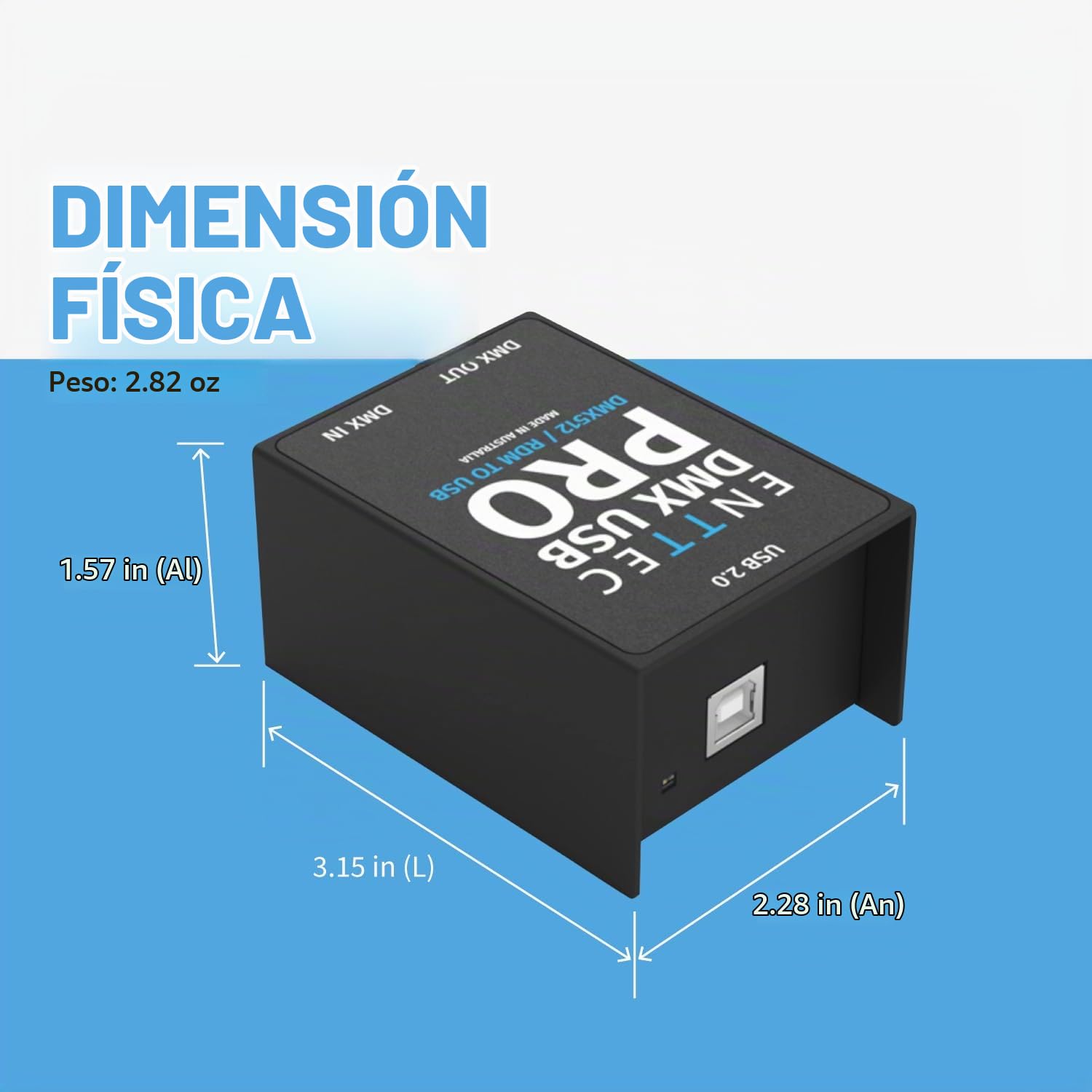 Amazon.com: Enttec DMX USB Pro 512-Ch Interfaz USB DMX