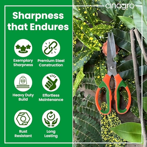 Image of Cinagro Garden Scissors for Home Gardening