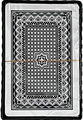 REQUISITE NEEDS Playing cards, Plastic , Set of 2, Black, Washable, Waterproof