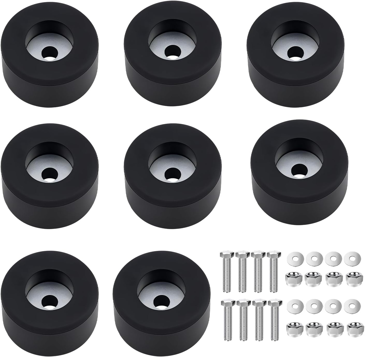 8pc 192310GS Air Compressor Isolator Rubber Feet Foot Mount Fit for Coleman Powermate 094-0026, Sanborn E106661, D091007,Replace for Air Compressors, Generators & Pressure Washers Isolation Pads