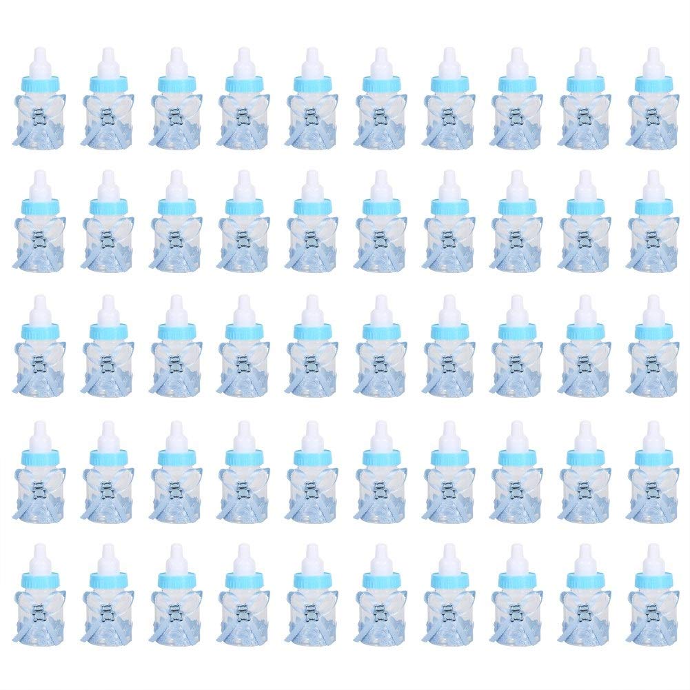 Zerodeko Biberón Favor 12 Piezas Mini Botellas De Caramelo De Plástico De Plástico Biberón Caja De Regalo Cumpleaños Baby Shower Party Favors Decoraciones De Fiesta