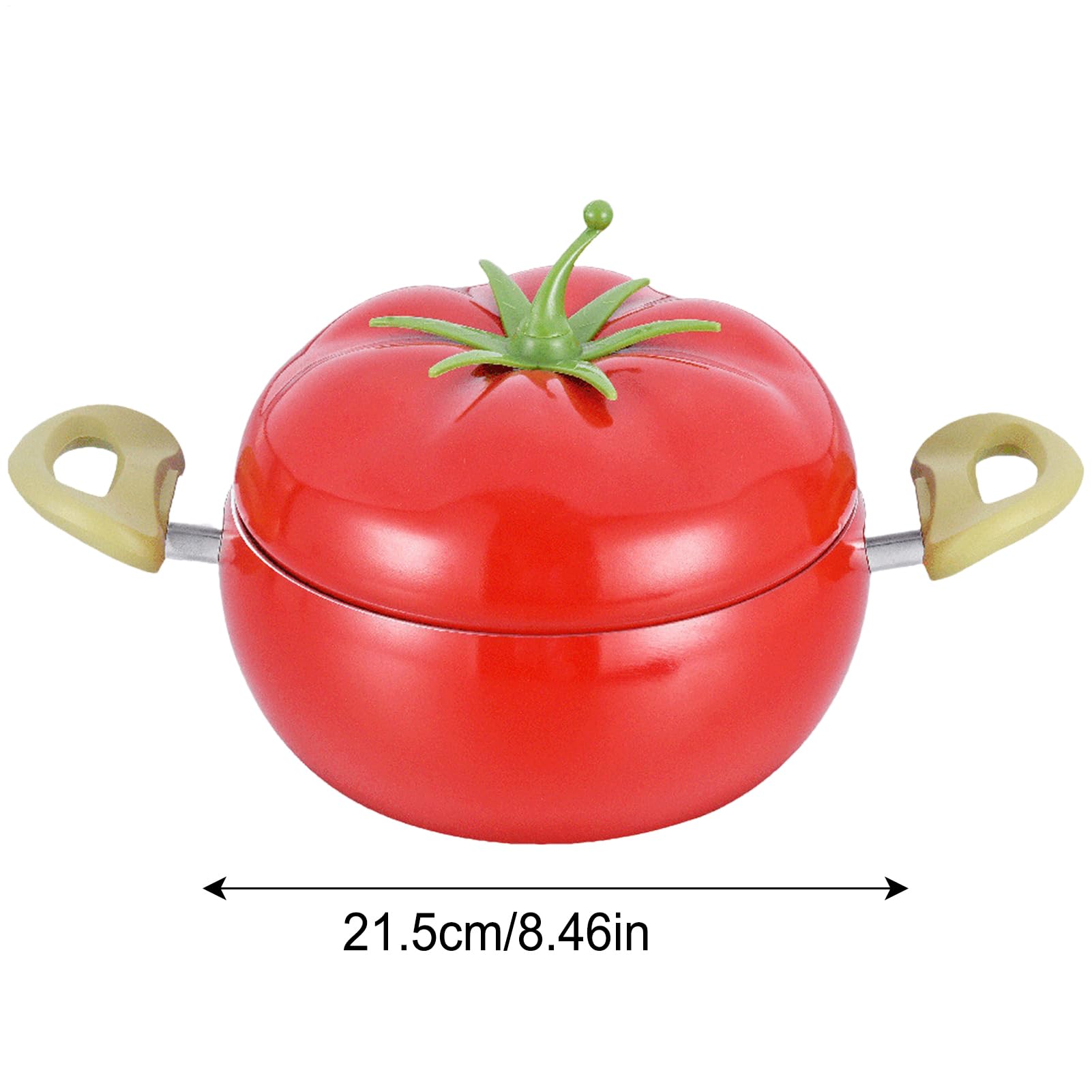 Pentola Per Sugo Con Coperchio Pratico Multiuso Antiaderente A Forma Di | Pentola E Padella Adatte All'Induzione Per Pasta, Spaghetti, Zuppa, Bollitura, Cottura Lenta, Adatto A Piano Cottur