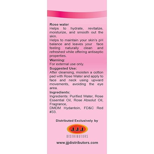 Miniatura 3 de Agua De Rosas - Tóner facial de agua rosa de 4 onzas