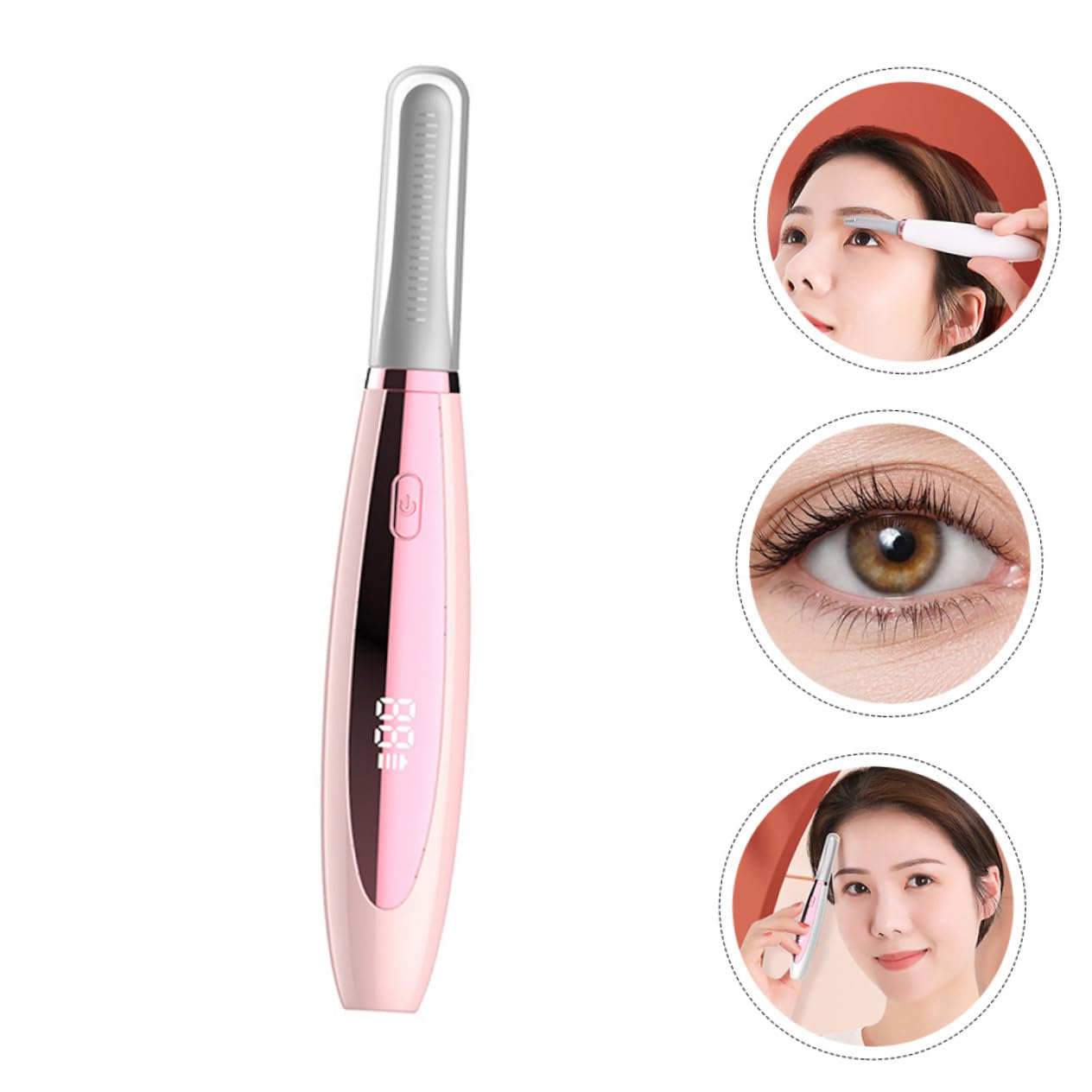 3 Stücke Beheizte Wimpernzange Elektrische Wimpernzange Frauen Make-up Liefert Für Locken