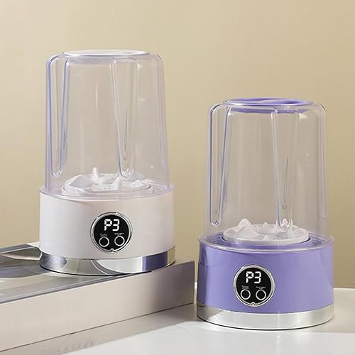 Miniatura 2 de Mini lavadora 2025, lavadora portátil, mini lavadora inalámbrica recargable de 4000 mAh con ciclo suave, se adapta a sujetadoresropa