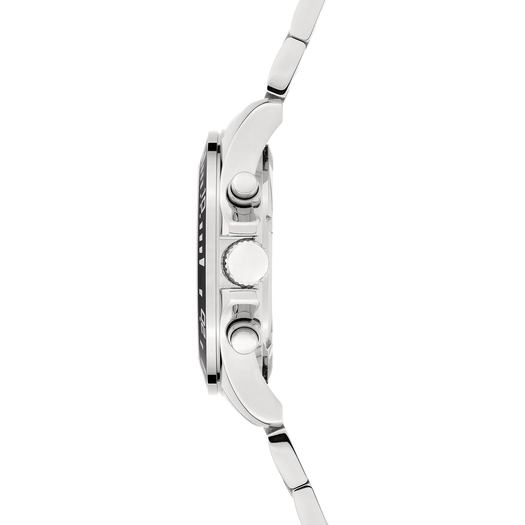 S.Oliver Montre pour Hommes - 41 Mm - Analogiqueique Montre-Bracelet avec Mouvement À Quartz - Montre en Acier Inoxydable - Chronographe & 3 Zeiger - Haut Confort De Port - 10 ATM Étanche