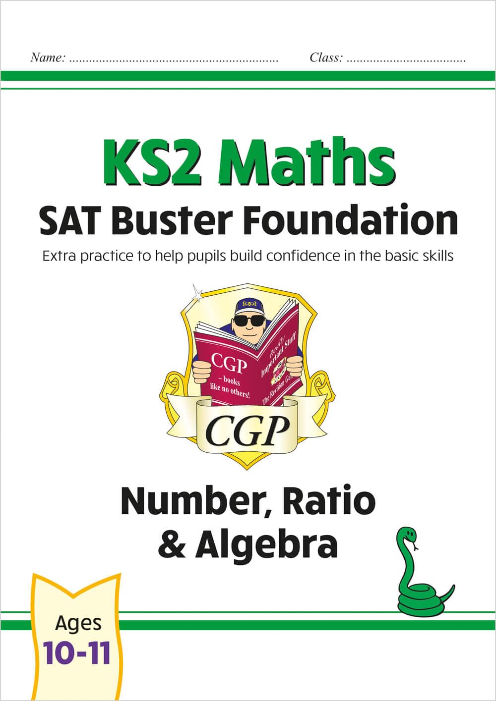 KS2 Maths SAT Buster Foundation: Number, Ratio & Algebra (for the 2027 tests) (CGP SATS Foundation)