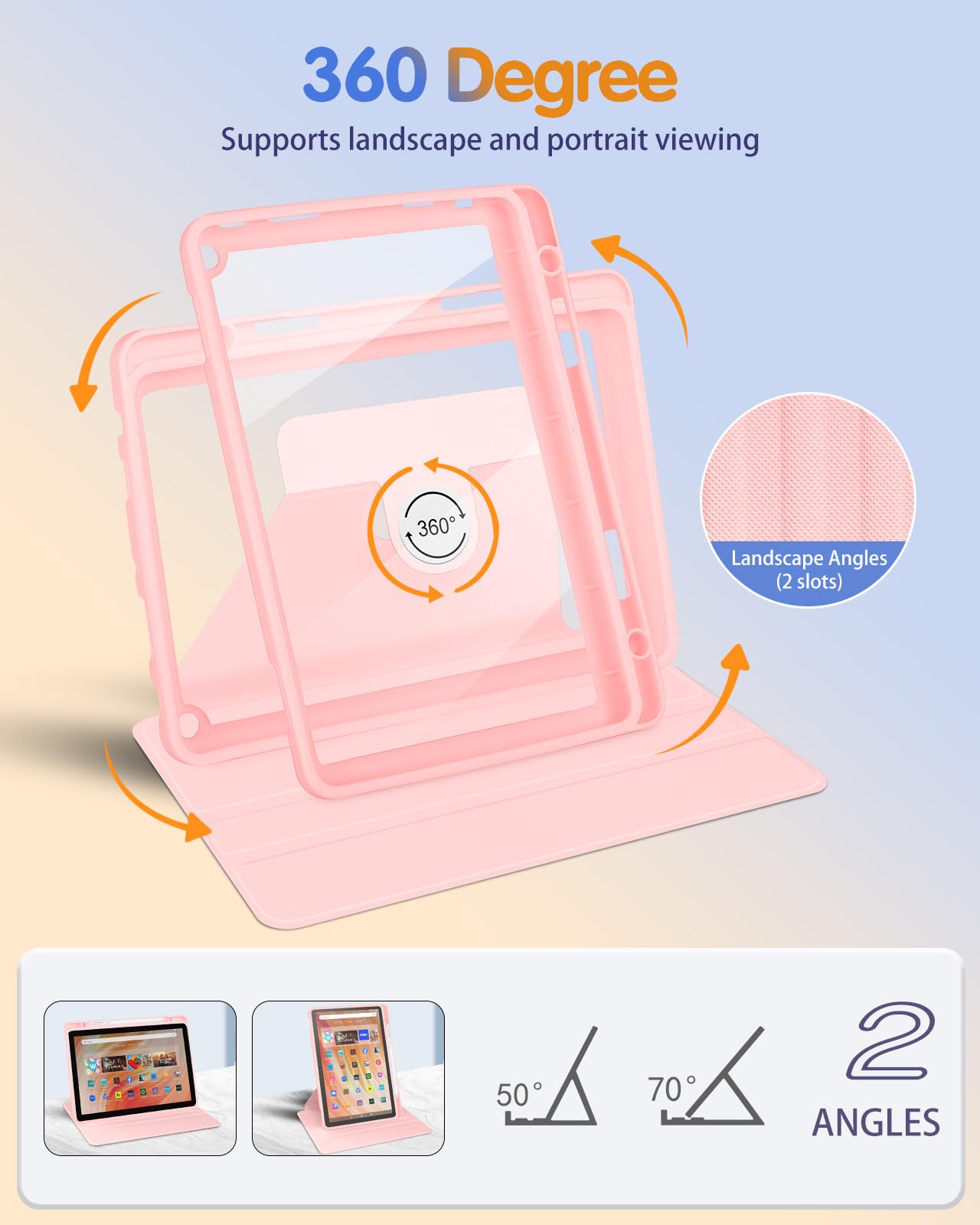 Custodia Per Amazon Fire HD 10 (2023/2021) Antiurto Per Bambini: Pratica E Resistente!